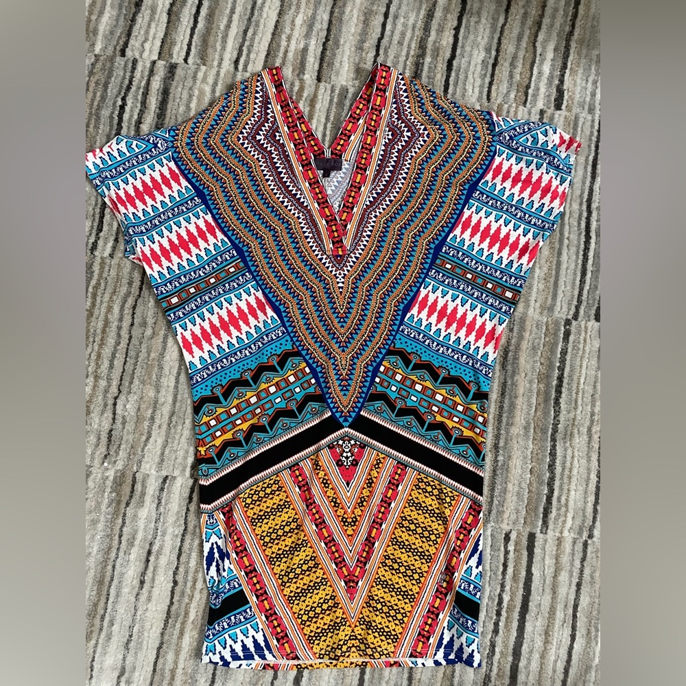 HALE BOB BoHo cold shoulder cover up (or dress!) -Small - Picture 1 of 7